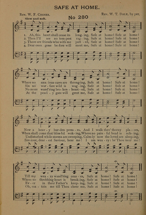 Harvest Bells Nos. 1, 2 and 3: Is filled with new and beautiful songs, suitable for churches, Sunday-schools, revivals and all religious meetings page 274