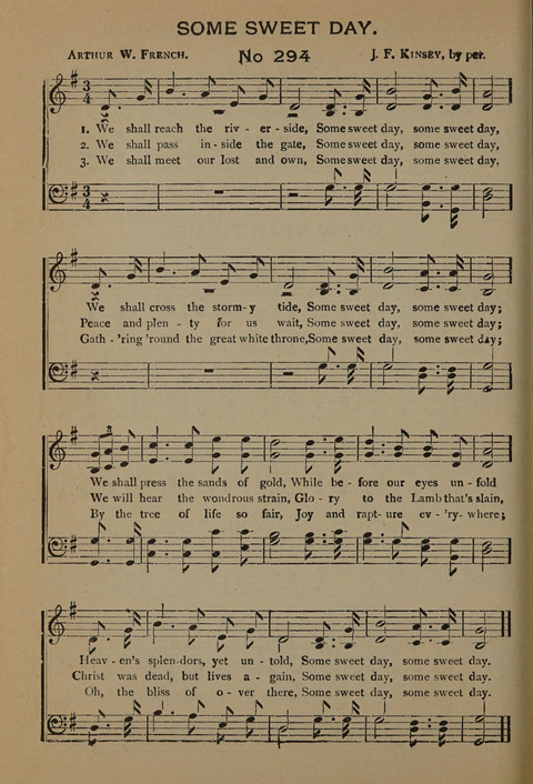 Harvest Bells Nos. 1, 2 and 3: Is filled with new and beautiful songs, suitable for churches, Sunday-schools, revivals and all religious meetings page 288