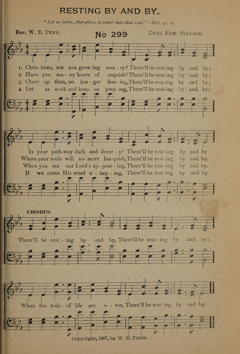 Harvest Bells Nos. 1, 2 and 3: Is filled with new and beautiful songs, suitable for churches, Sunday-schools, revivals and all religious meetings page 293