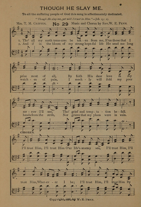 Harvest Bells Nos. 1, 2 and 3: Is filled with new and beautiful songs, suitable for churches, Sunday-schools, revivals and all religious meetings page 30