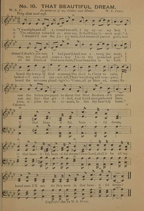 Harvest Bells Nos. 1, 2 and 3: Is filled with new and beautiful songs, suitable for churches, Sunday-schools, revivals and all religious meetings page 362