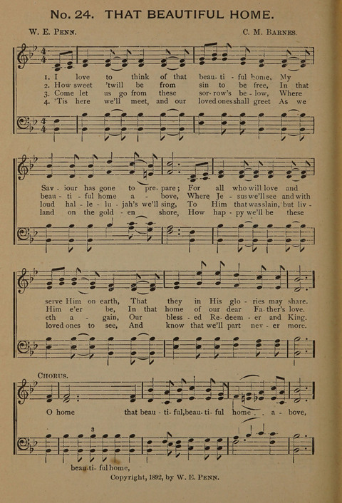 Harvest Bells Nos. 1, 2 and 3: Is filled with new and beautiful songs, suitable for churches, Sunday-schools, revivals and all religious meetings page 370
