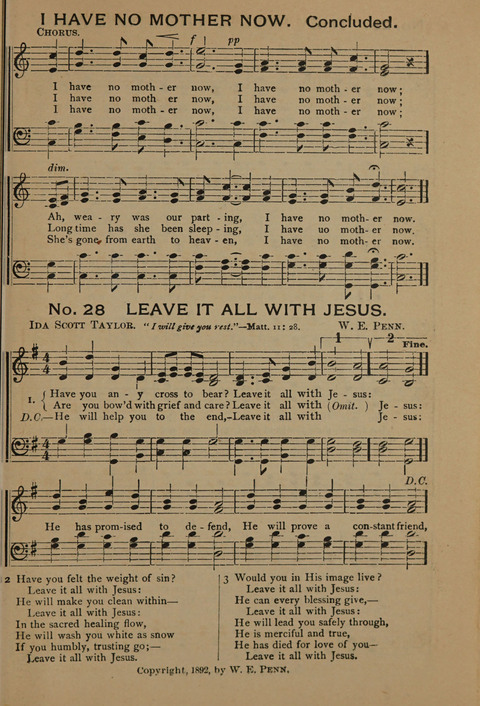 Harvest Bells Nos. 1, 2 and 3: Is filled with new and beautiful songs, suitable for churches, Sunday-schools, revivals and all religious meetings page 375
