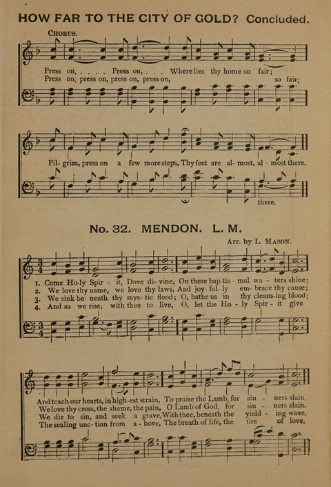 Harvest Bells Nos. 1, 2 and 3: Is filled with new and beautiful songs, suitable for churches, Sunday-schools, revivals and all religious meetings page 379