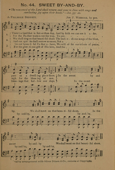 Harvest Bells Nos. 1, 2 and 3: Is filled with new and beautiful songs, suitable for churches, Sunday-schools, revivals and all religious meetings page 391
