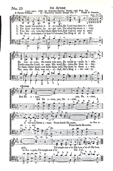 Harbor Bells [no. 1]: our 1925 book for Sunday schools, singing schools, revivals, conventions, and general use in all religious gatherings page 26