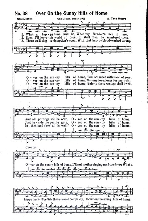 Harbor Bells [no. 1]: our 1925 book for Sunday schools, singing schools, revivals, conventions, and general use in all religious gatherings page 39