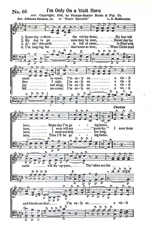 Harbor Bells [no. 1]: our 1925 book for Sunday schools, singing schools, revivals, conventions, and general use in all religious gatherings page 67