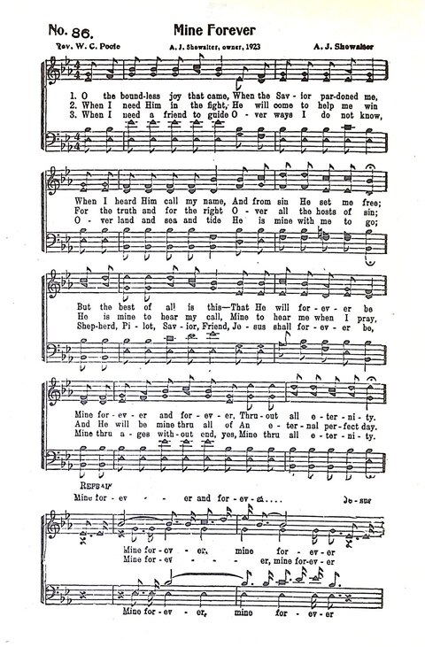 Harbor Bells [no. 1]: our 1925 book for Sunday schools, singing schools, revivals, conventions, and general use in all religious gatherings page 87