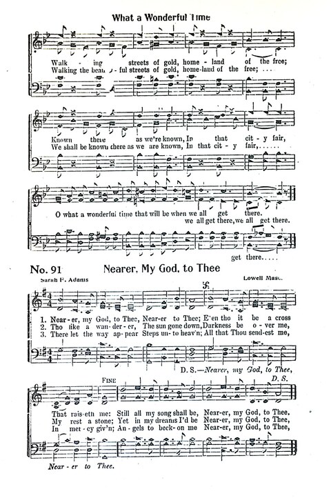 Harbor Bells [no. 1]: our 1925 book for Sunday schools, singing schools, revivals, conventions, and general use in all religious gatherings page 92