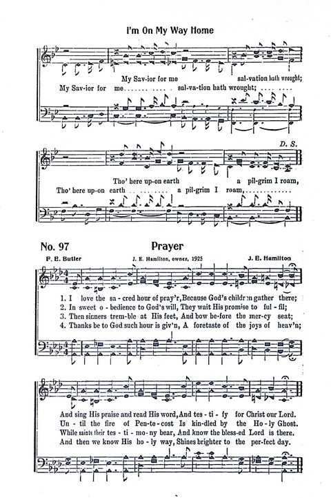 Harbor Bells [no. 1]: our 1925 book for Sunday schools, singing schools, revivals, conventions, and general use in all religious gatherings page 98