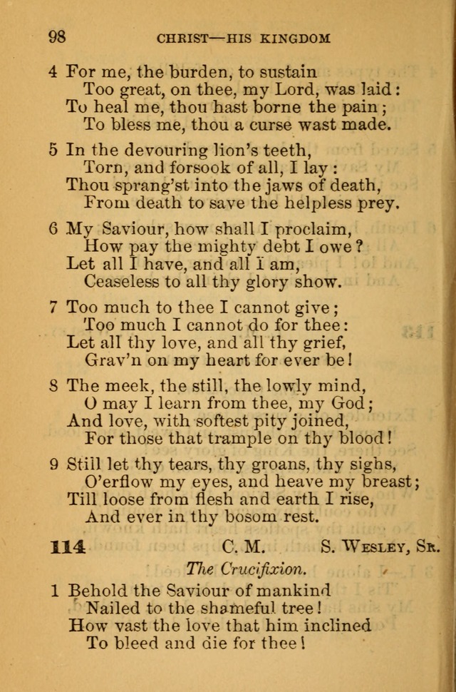 The Hymn Book of the African Methodist Episcopal Church: being a collection of hymns, sacred songs and chants (5th ed.) page 107