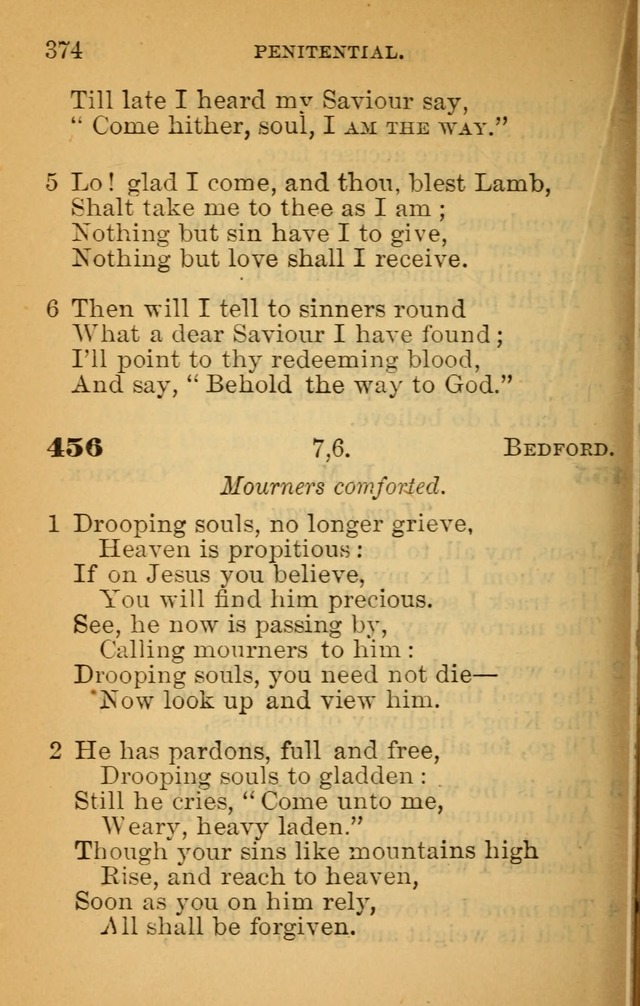 The Hymn Book of the African Methodist Episcopal Church: being a collection of hymns, sacred songs and chants (5th ed.) page 383