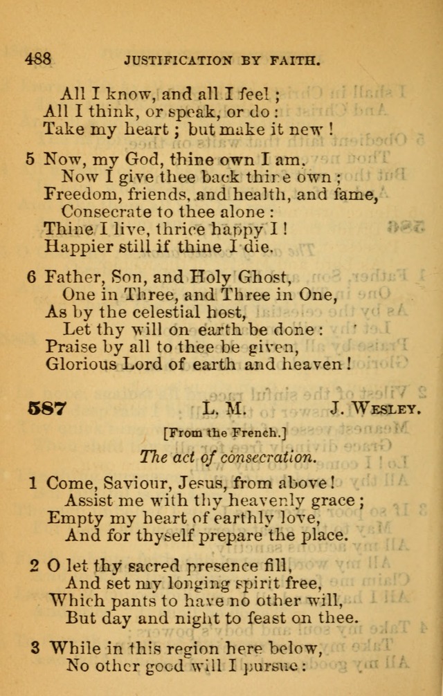 The Hymn Book of the African Methodist Episcopal Church: being a collection of hymns, sacred songs and chants (5th ed.) page 497