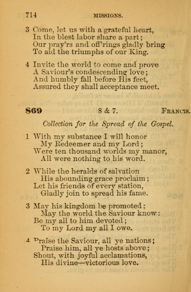 The Hymn Book of the African Methodist Episcopal Church: being a collection of hymns, sacred songs and chants (5th ed.) page 723