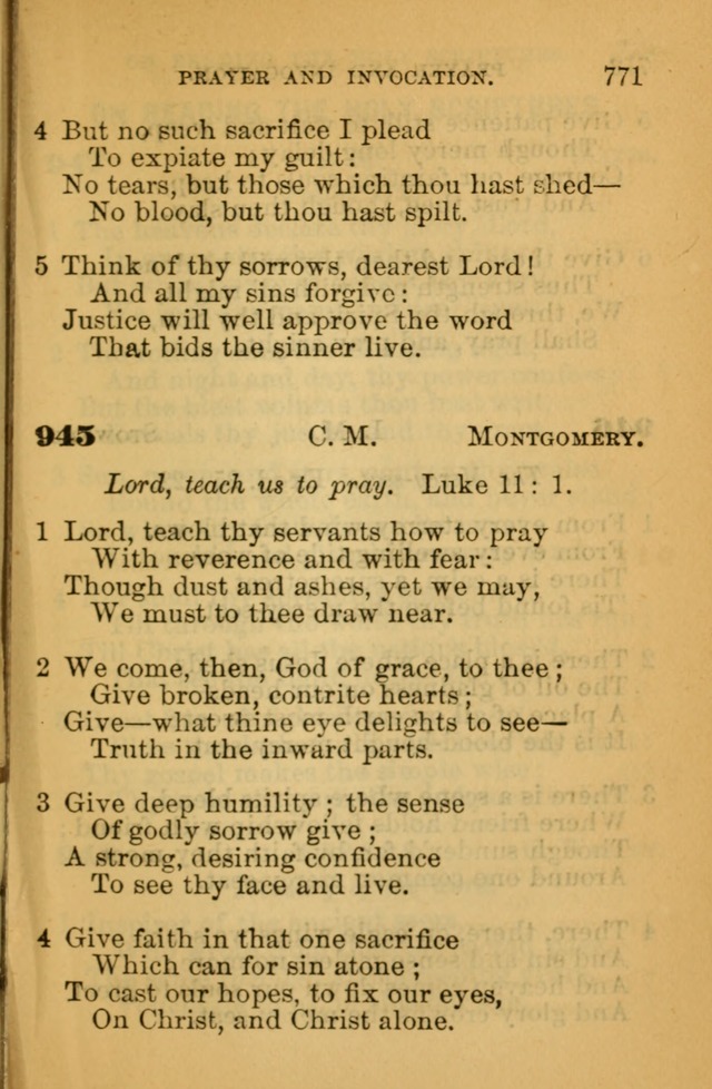 The Hymn Book of the African Methodist Episcopal Church: being a collection of hymns, sacred songs and chants (5th ed.) page 780