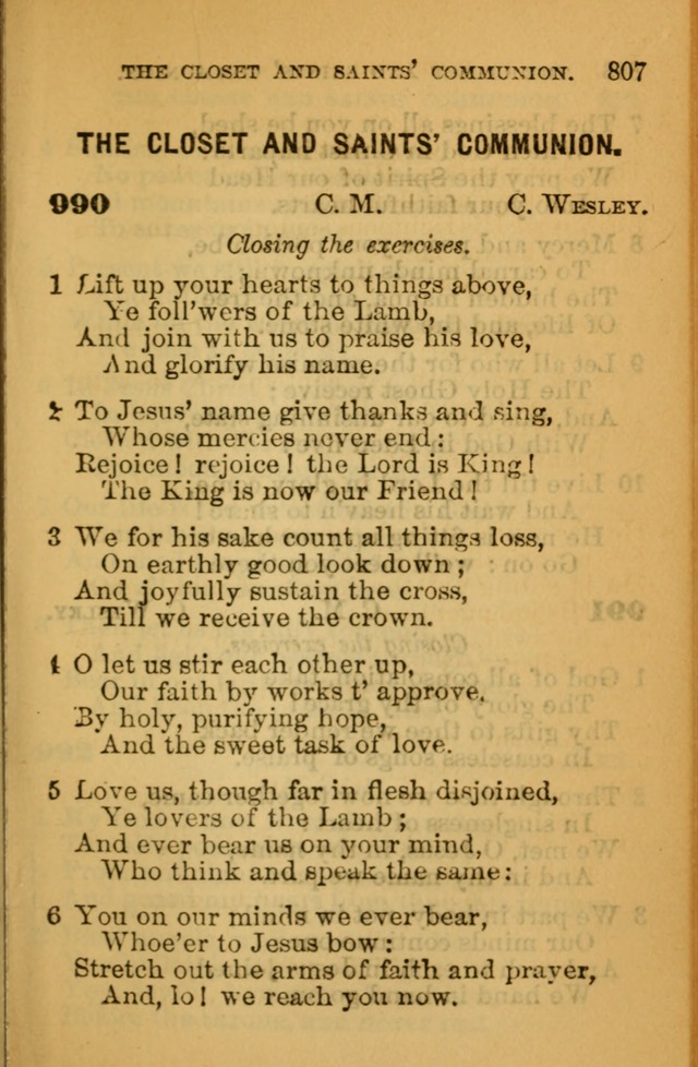 The Hymn Book of the African Methodist Episcopal Church: being a collection of hymns, sacred songs and chants (5th ed.) page 816