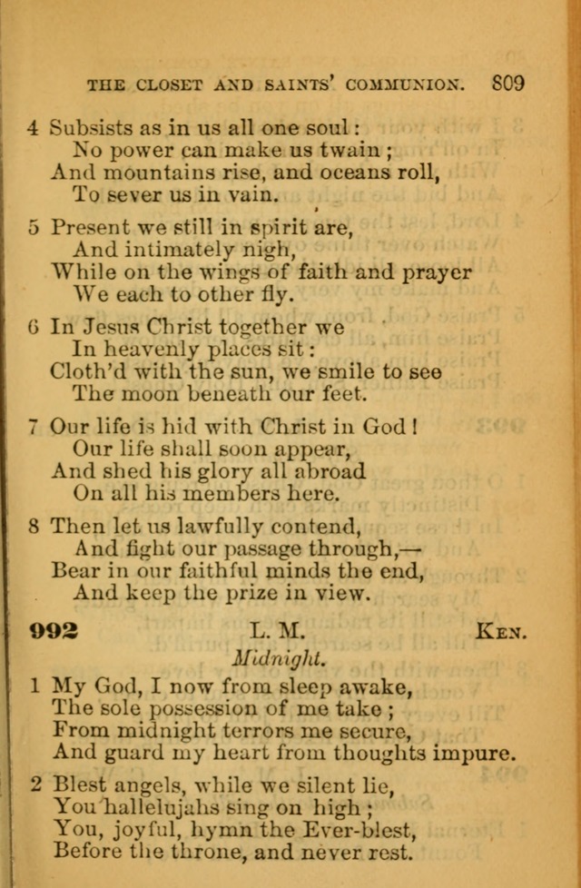 The Hymn Book of the African Methodist Episcopal Church: being a collection of hymns, sacred songs and chants (5th ed.) page 818