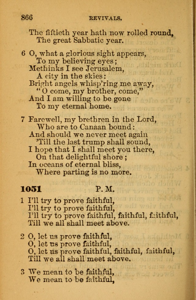 The Hymn Book of the African Methodist Episcopal Church: being a collection of hymns, sacred songs and chants (5th ed.) page 875