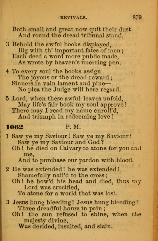 The Hymn Book of the African Methodist Episcopal Church: being a collection of hymns, sacred songs and chants (5th ed.) page 888