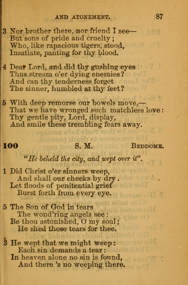 The Hymn Book of the African Methodist Episcopal Church: being a collection of hymns, sacred songs and chants (5th ed.) page 96