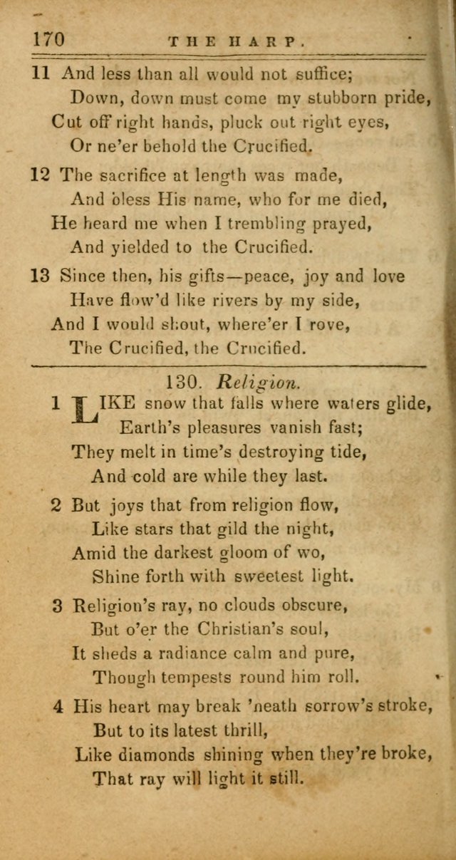 The Harp: being a collection of hymns and spiritual songs, adapted to all purposes of social and religious worship page 170