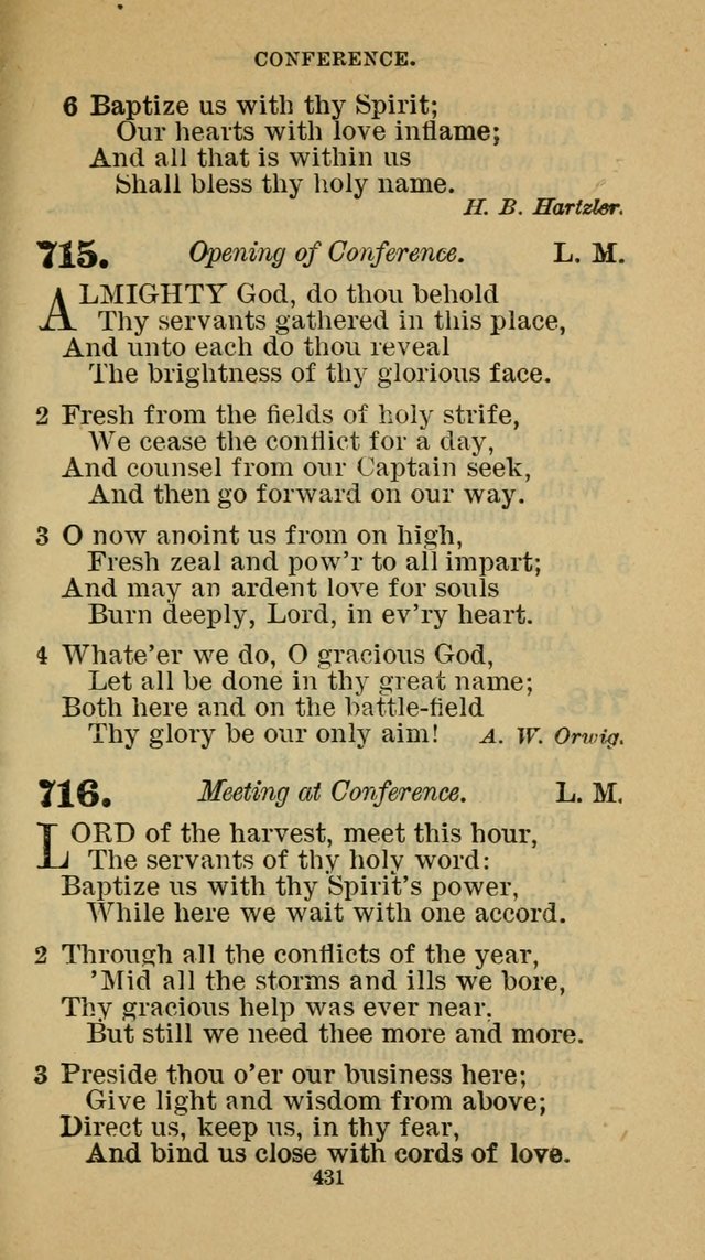 Hymn-Book of the Evangelical Association page 442