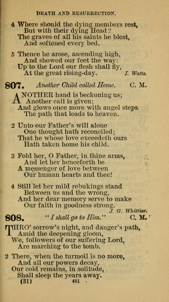 Hymn-Book of the Evangelical Association page 492