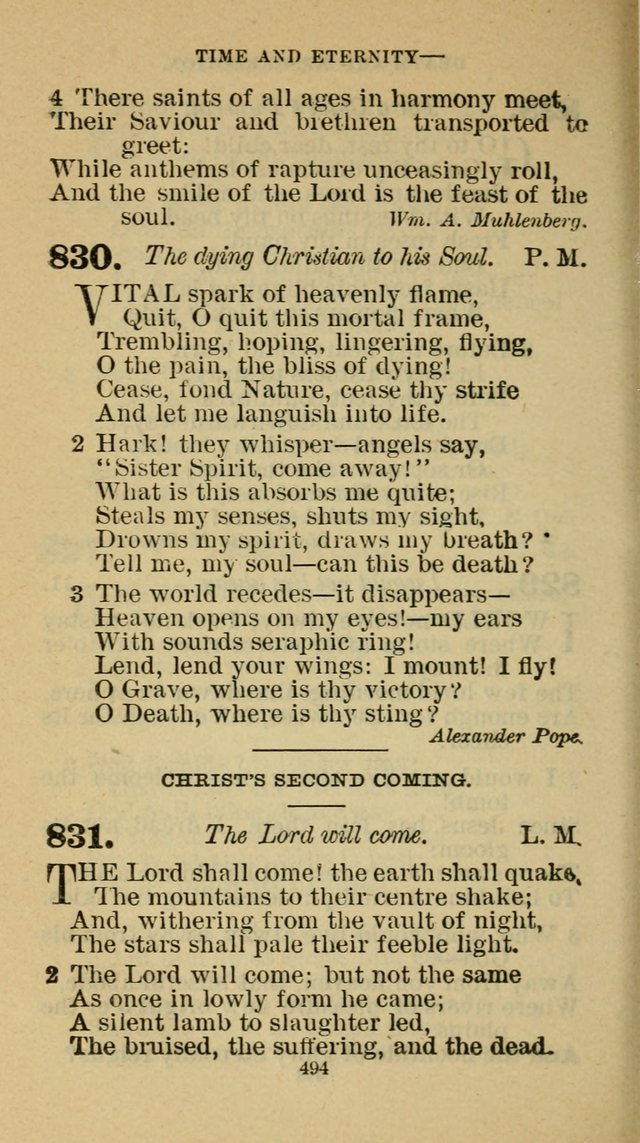 Hymn-Book of the Evangelical Association page 505