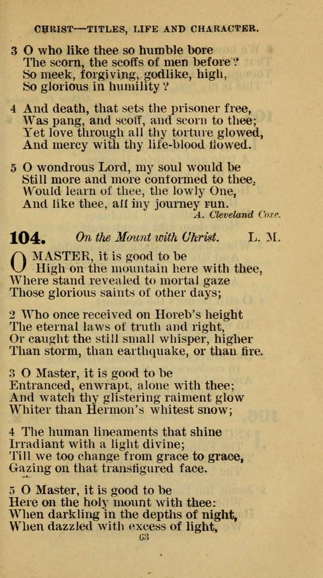 Hymn-Book of the Evangelical Association page 74