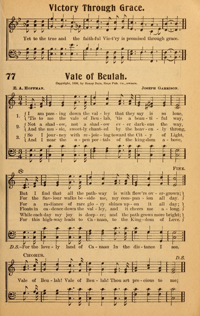 Hymns of Blessing for the Living Church: the best of the old and the latest of the new, suited to the church and home, the Sunday school, the brotherhoods, the young peoples