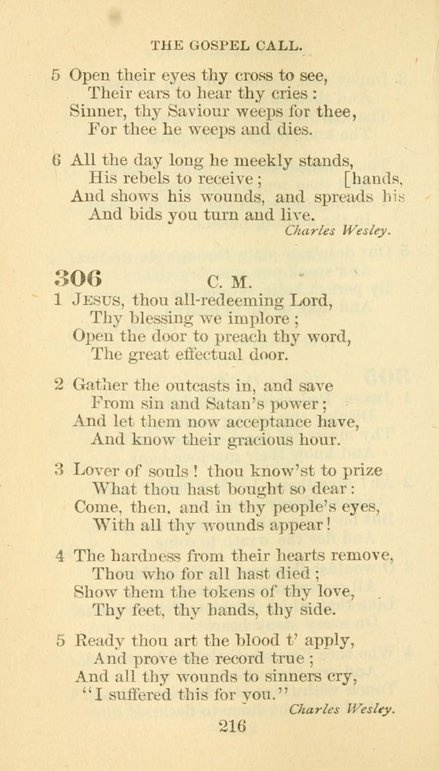 Hymn Book of the Methodist Episcopal Church, South page 223