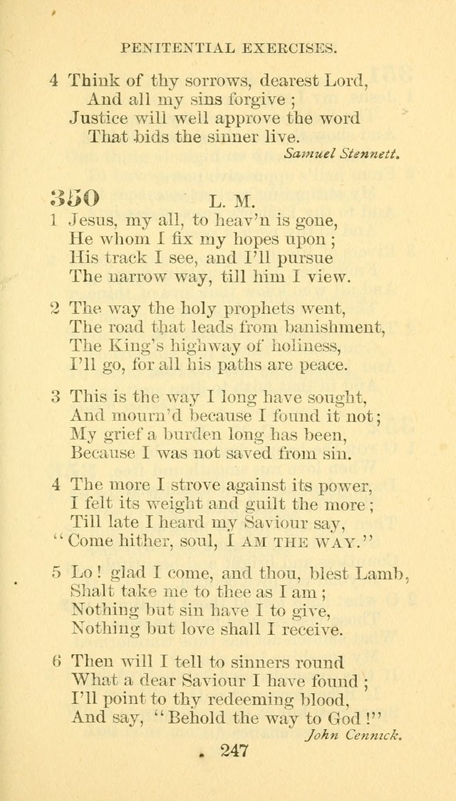 Hymn Book of the Methodist Episcopal Church, South page 254