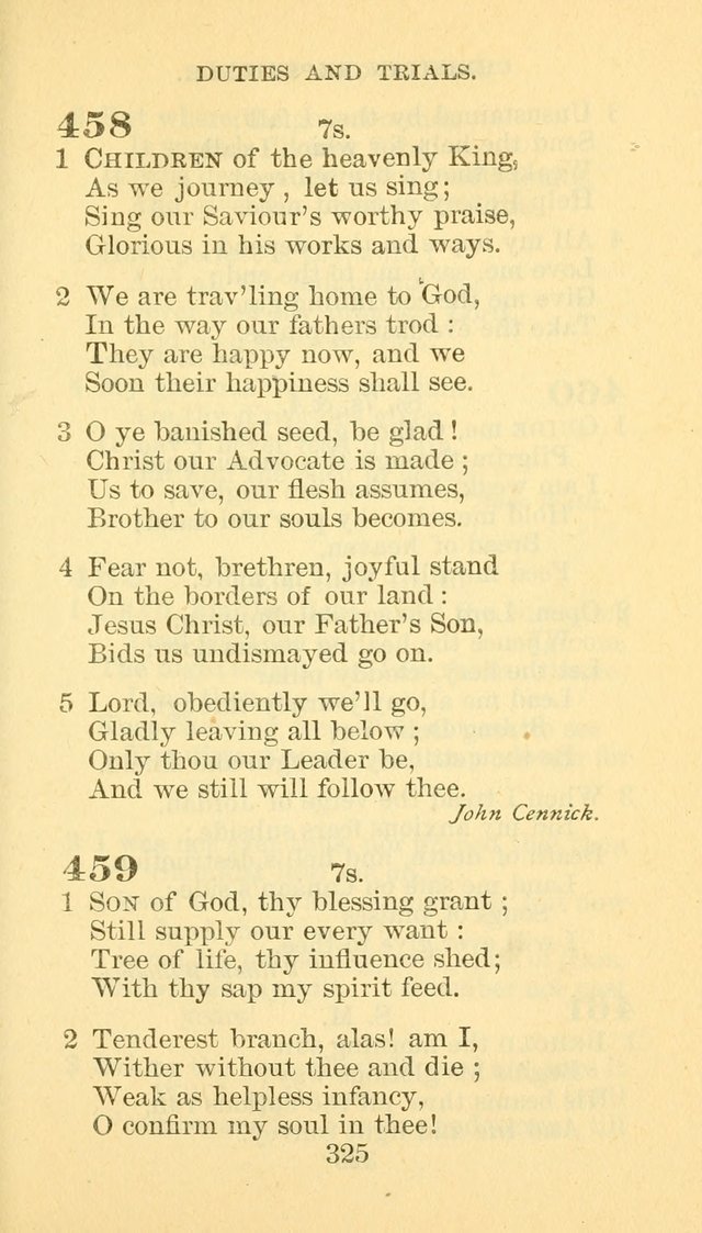 Hymn Book of the Methodist Episcopal Church, South page 332