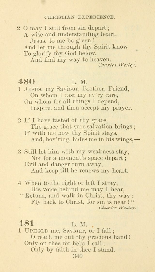 Hymn Book of the Methodist Episcopal Church, South page 347