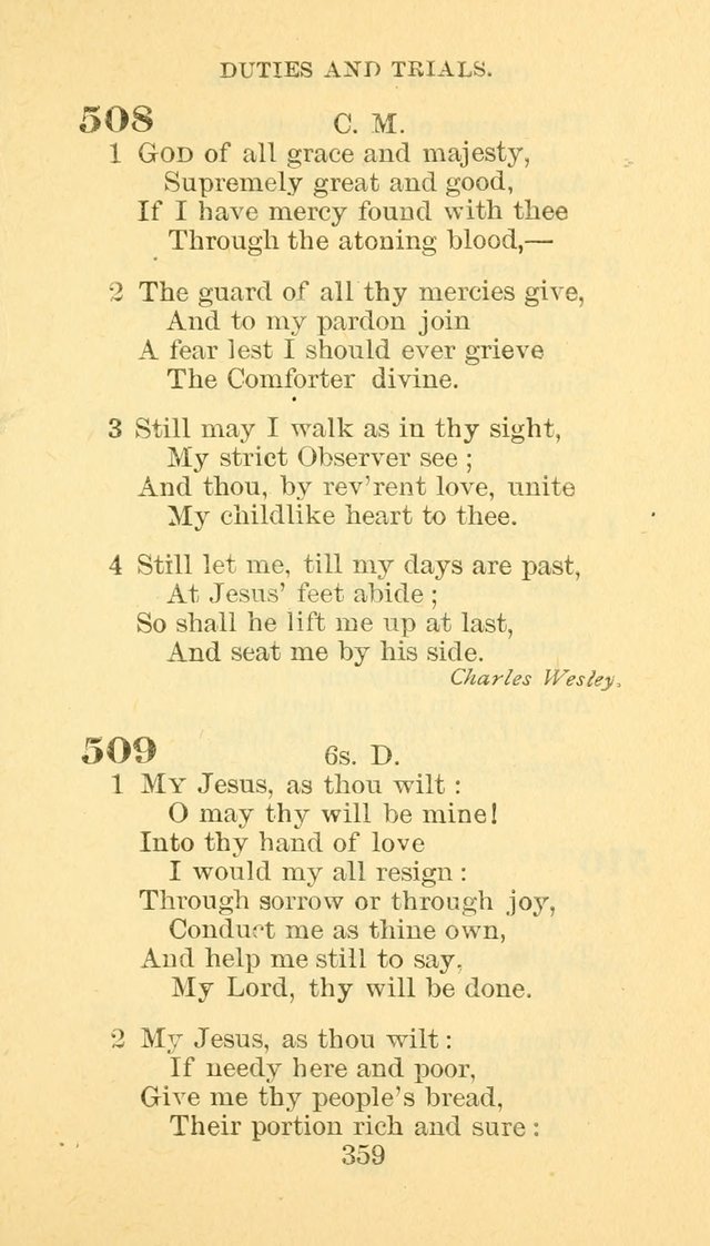Hymn Book of the Methodist Episcopal Church, South page 366