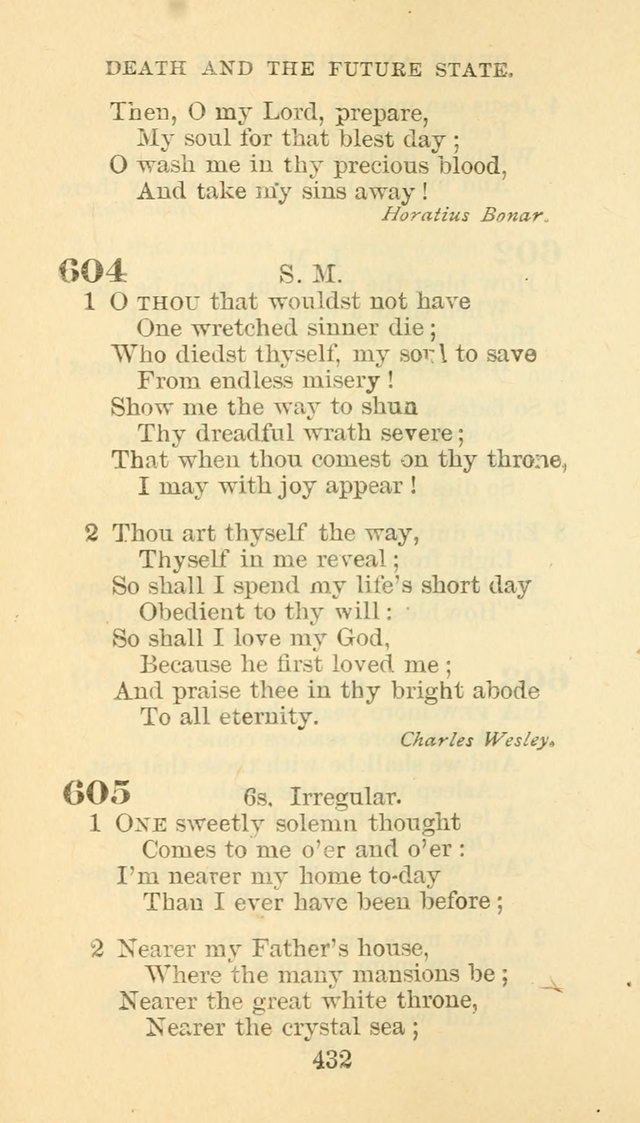 Hymn Book of the Methodist Episcopal Church, South page 439