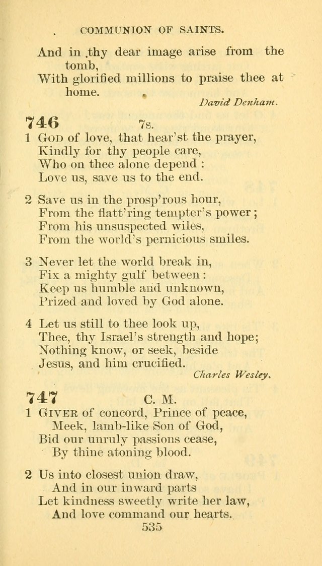 Hymn Book of the Methodist Episcopal Church, South page 542