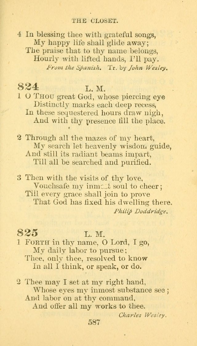 Hymn Book of the Methodist Episcopal Church, South page 594