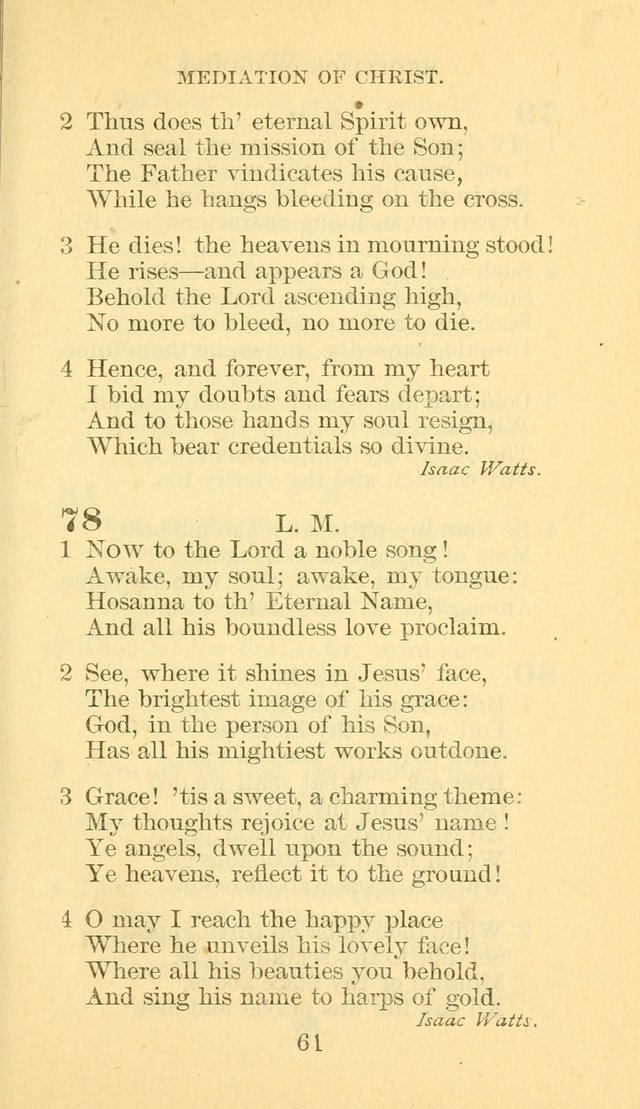 Hymn Book of the Methodist Episcopal Church, South page 68