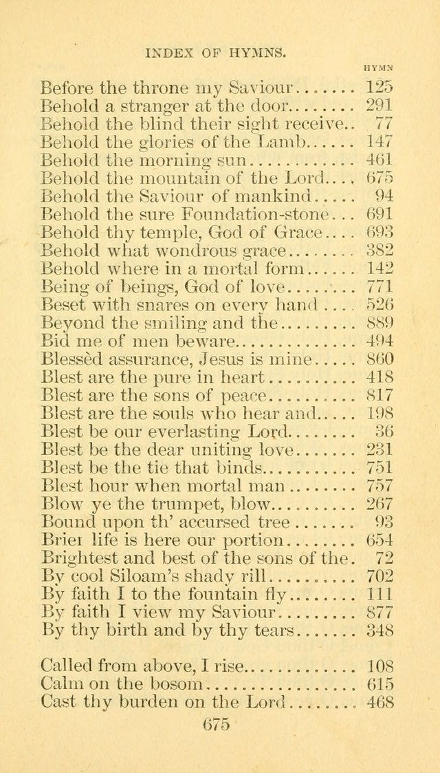 Hymn Book of the Methodist Episcopal Church, South page 682