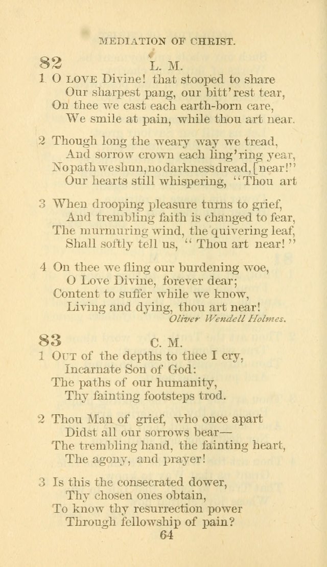 Hymn Book of the Methodist Episcopal Church, South page 71
