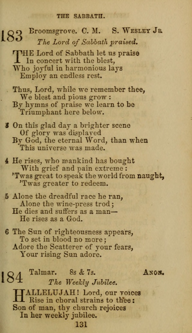 Hymn Book of the Methodist Protestant Church. (11th ed.) page 133