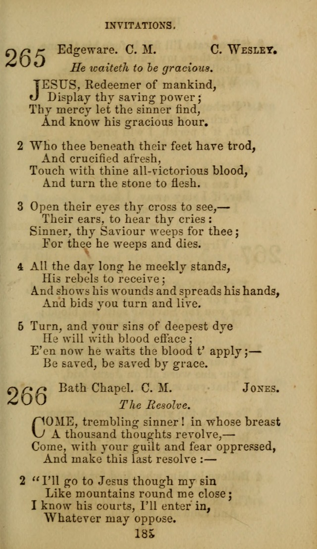 Hymn Book of the Methodist Protestant Church. (11th ed.) page 187