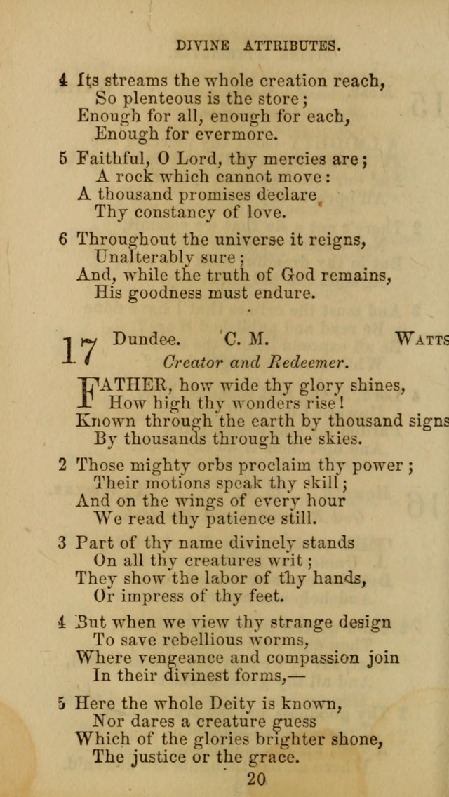 Hymn Book of the Methodist Protestant Church. (11th ed.) page 20