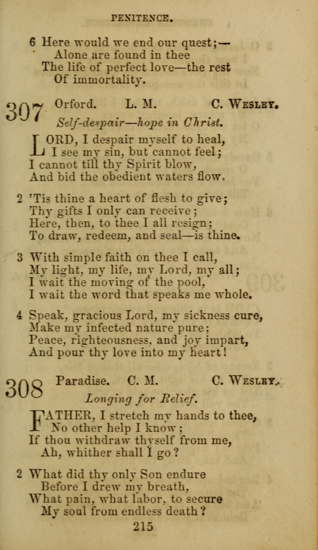 Hymn Book of the Methodist Protestant Church. (11th ed.) page 217
