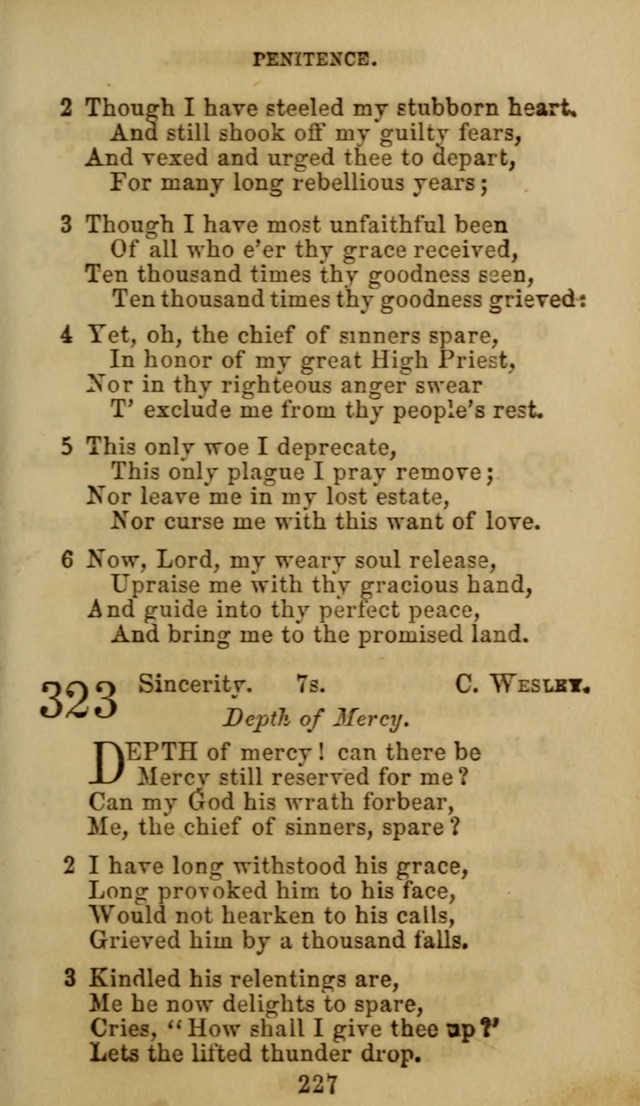 Hymn Book of the Methodist Protestant Church. (11th ed.) page 229