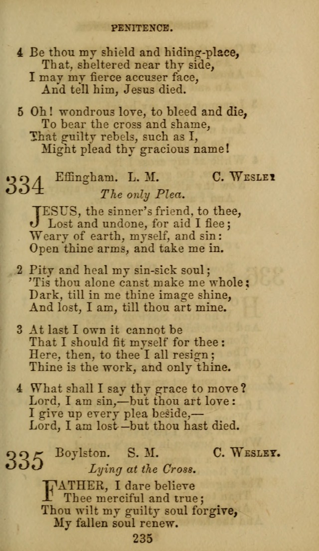 Hymn Book of the Methodist Protestant Church. (11th ed.) page 237
