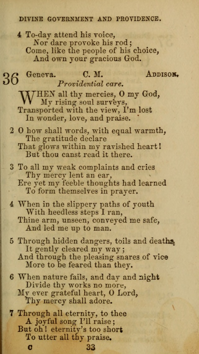 Hymn Book of the Methodist Protestant Church. (11th ed.) page 35