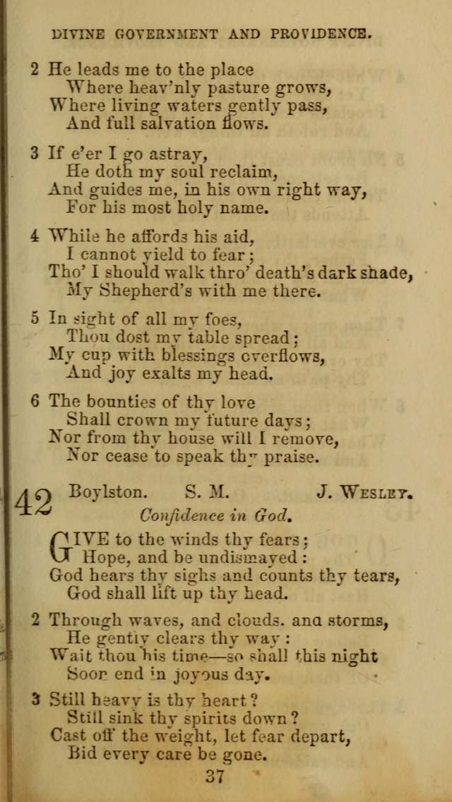 Hymn Book of the Methodist Protestant Church. (11th ed.) page 39
